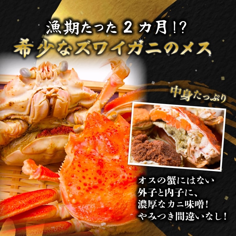 【浜茹でせいこがに!】新鮮なまま冷蔵配送 !!¥4600-¥13000 - 画像 (3)